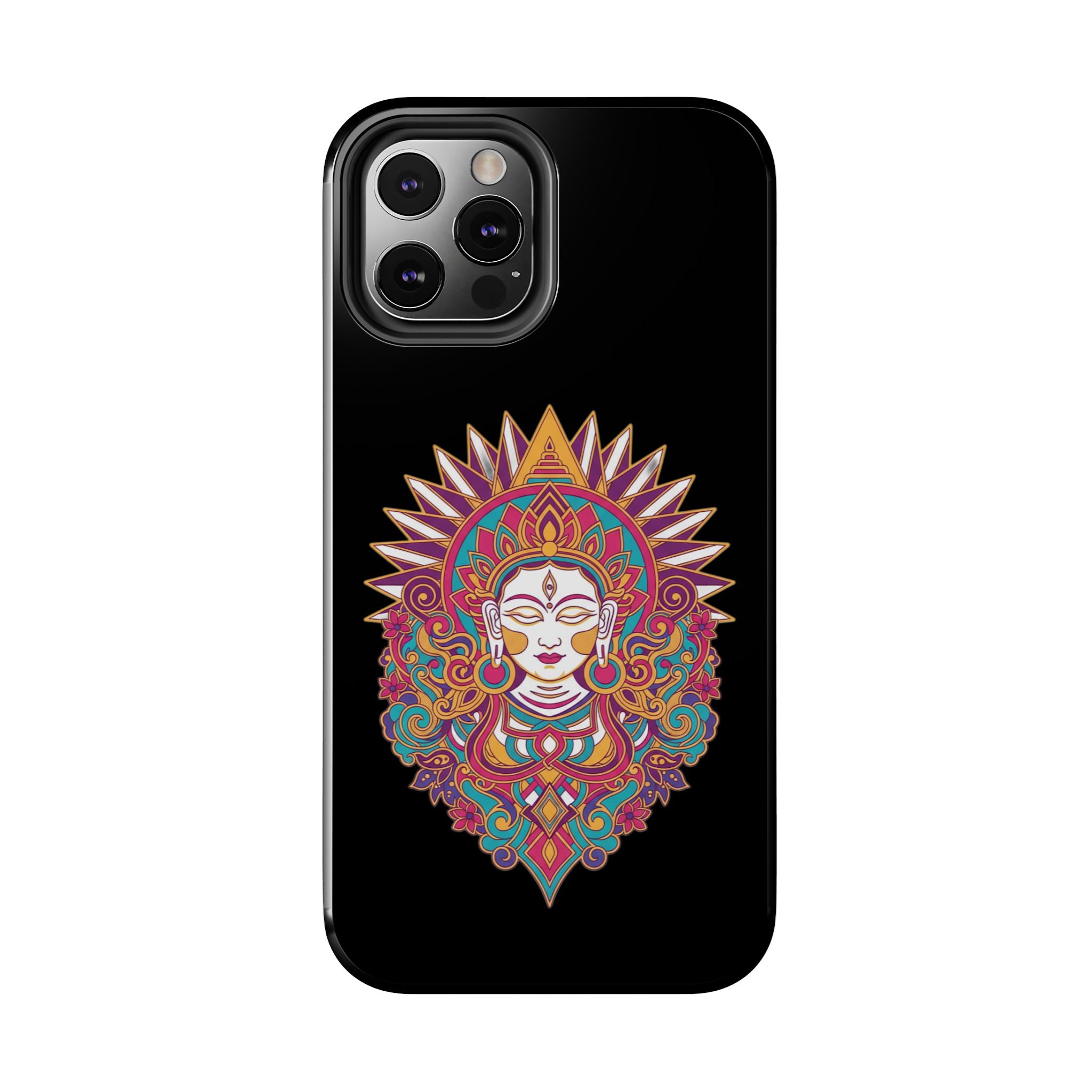 Buddha Mandala Tough Phone Case — Protective Spiritual iPhone Cover