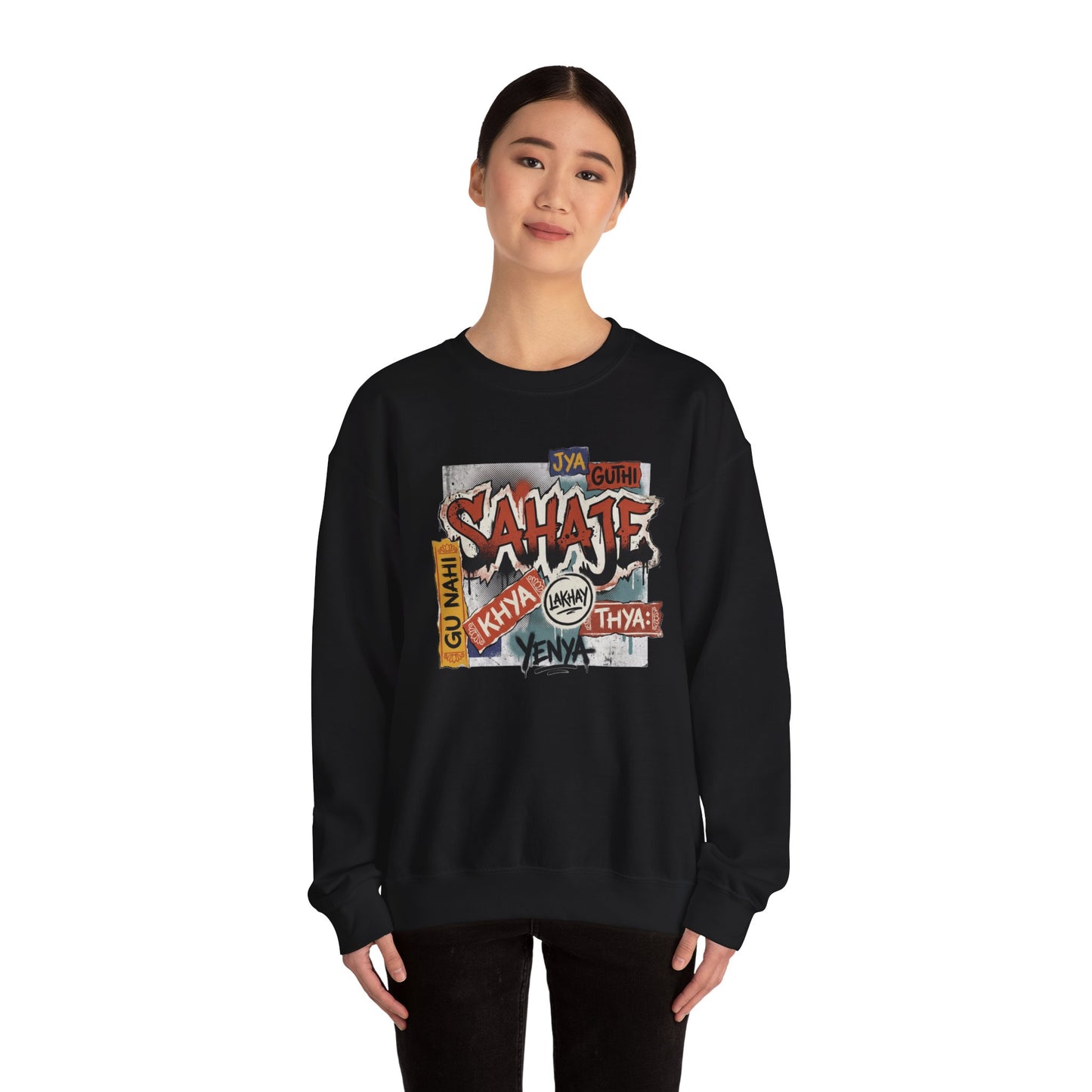 Sahajee Graphic Crewneck Sweatshirt — Urban Tagline Streetwear