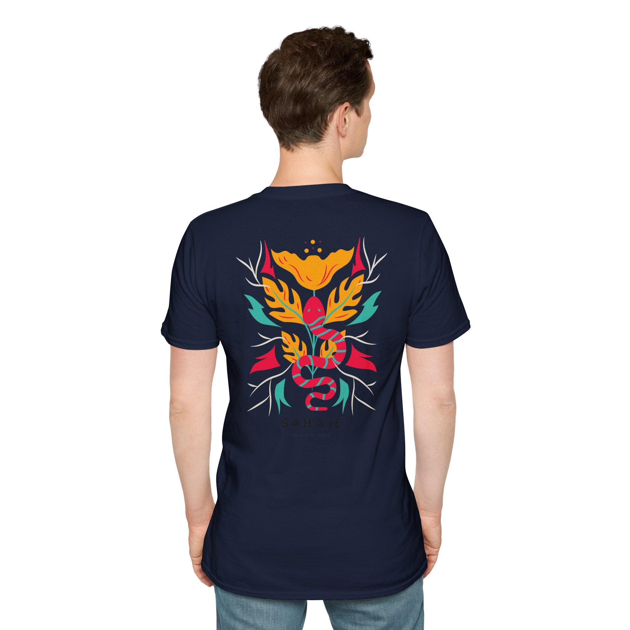 Sahaje Floral Serpent T-Shirt