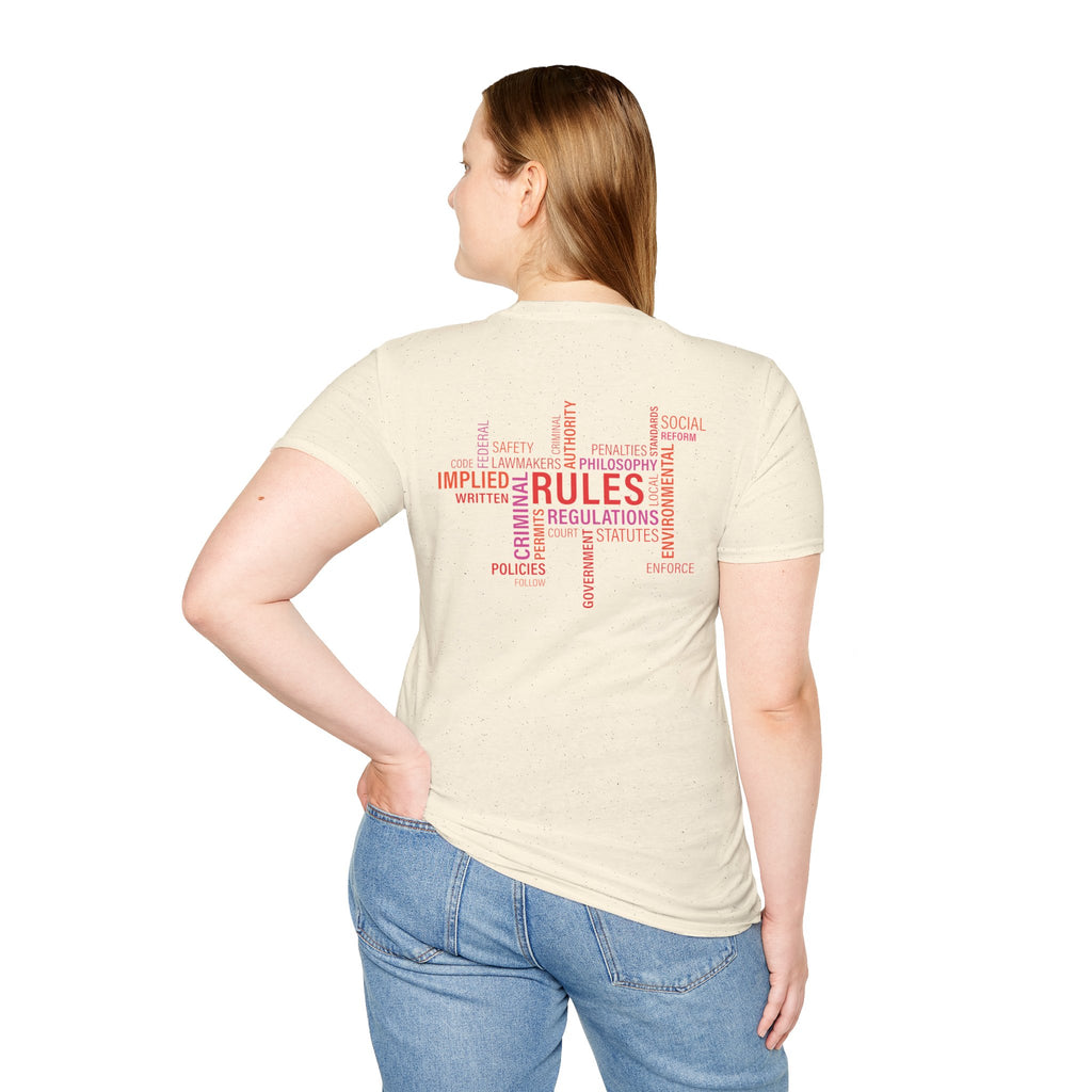 Ice Cream Twist T-Shirt — Colorful Swirl Back Print (Sahaje)