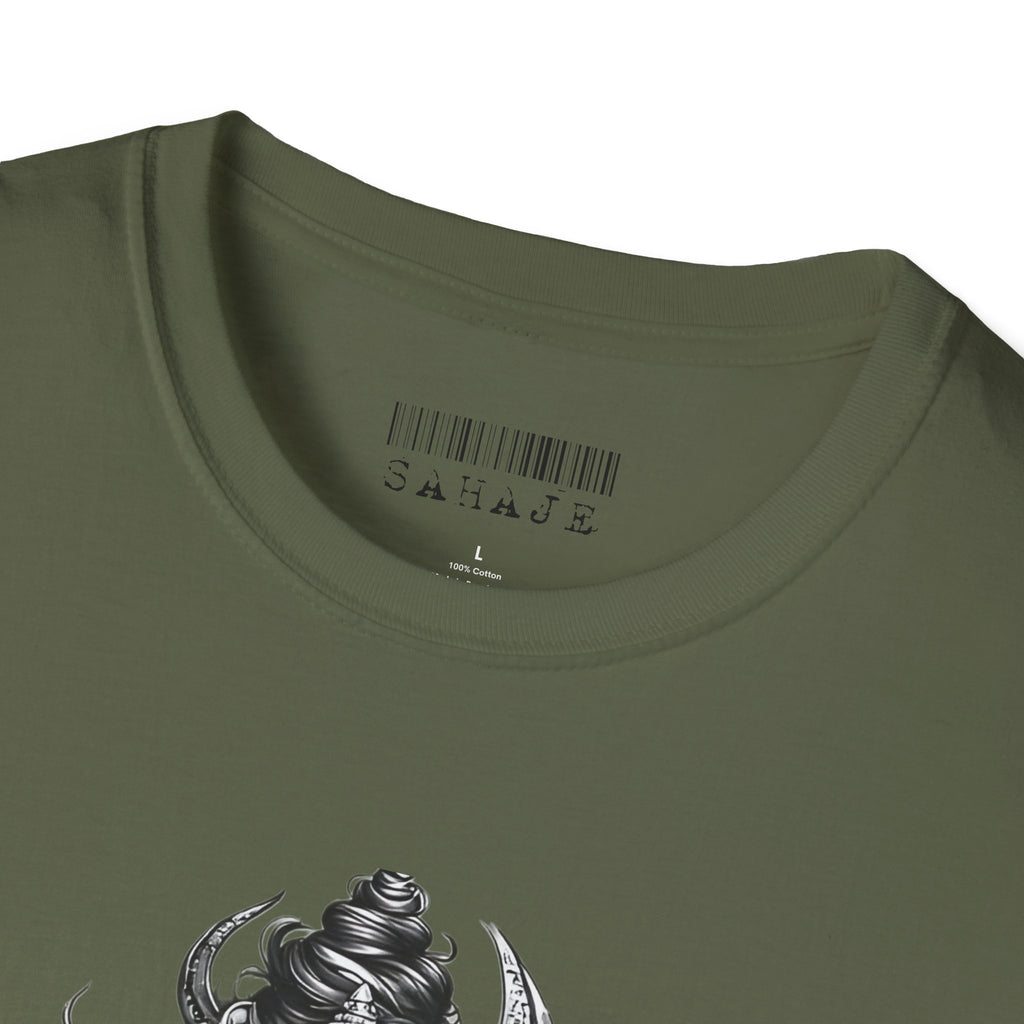 Shiva Portrait T-Shirt – Detailed Hindu Deity Graphic Tee