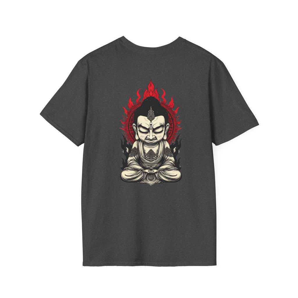 Buddha Flame T-Shirt — Fierce Meditating Buddha Graphic Tee