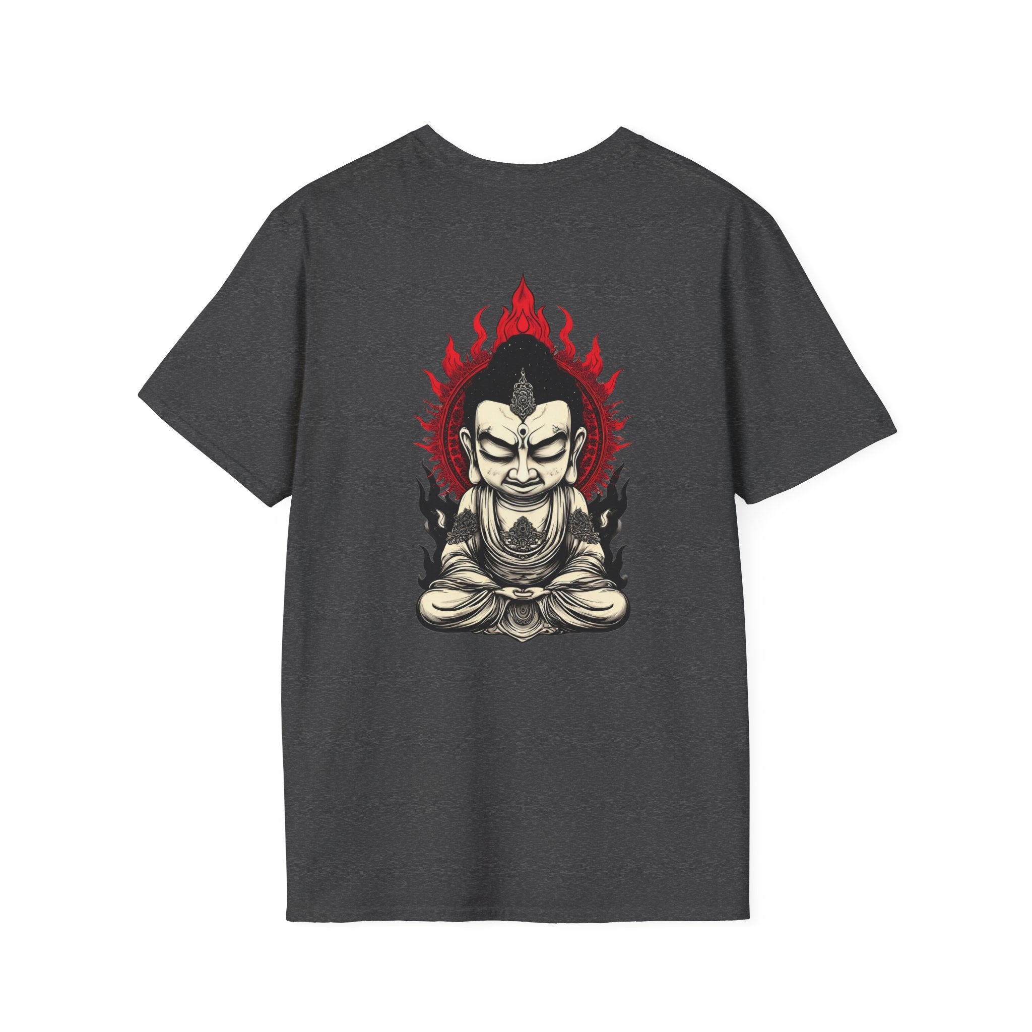 Buddha Flame T-Shirt — Fierce Meditating Buddha Graphic Tee