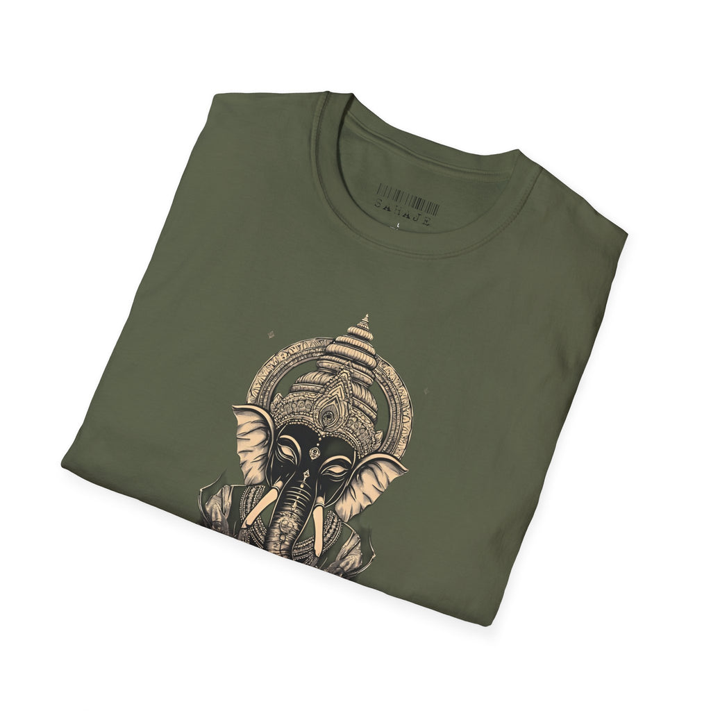 Elephant Mandala T-Shirt — Spiritual Ganesha Graphic Tee