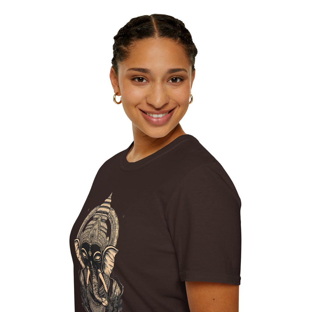 Ganesha Elephant Graphic T-Shirt