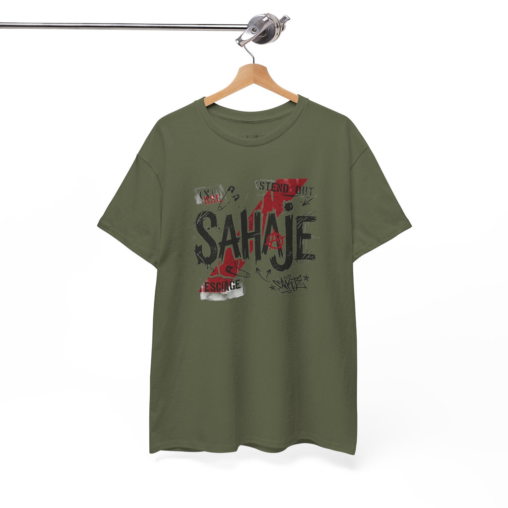 Sahaje Graphic Tee — Street Art Urban Casual T-Shirt