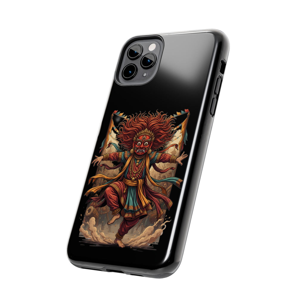 Tibetan Demon Dance Tough Phone Case — Bold Mythic Protective Cover