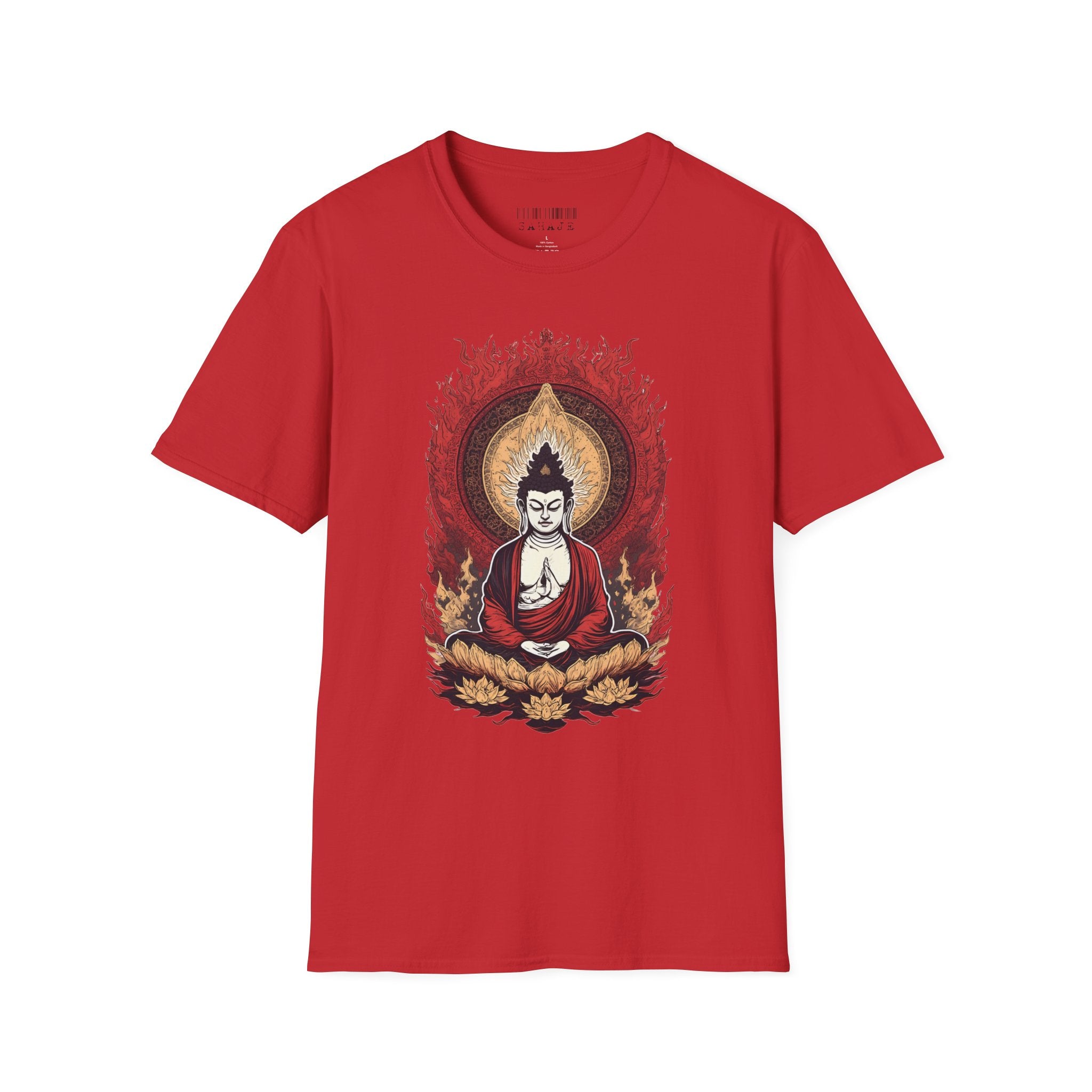 Buddha Lotus Meditation T-Shirt — Zen Buddhist Graphic Tee