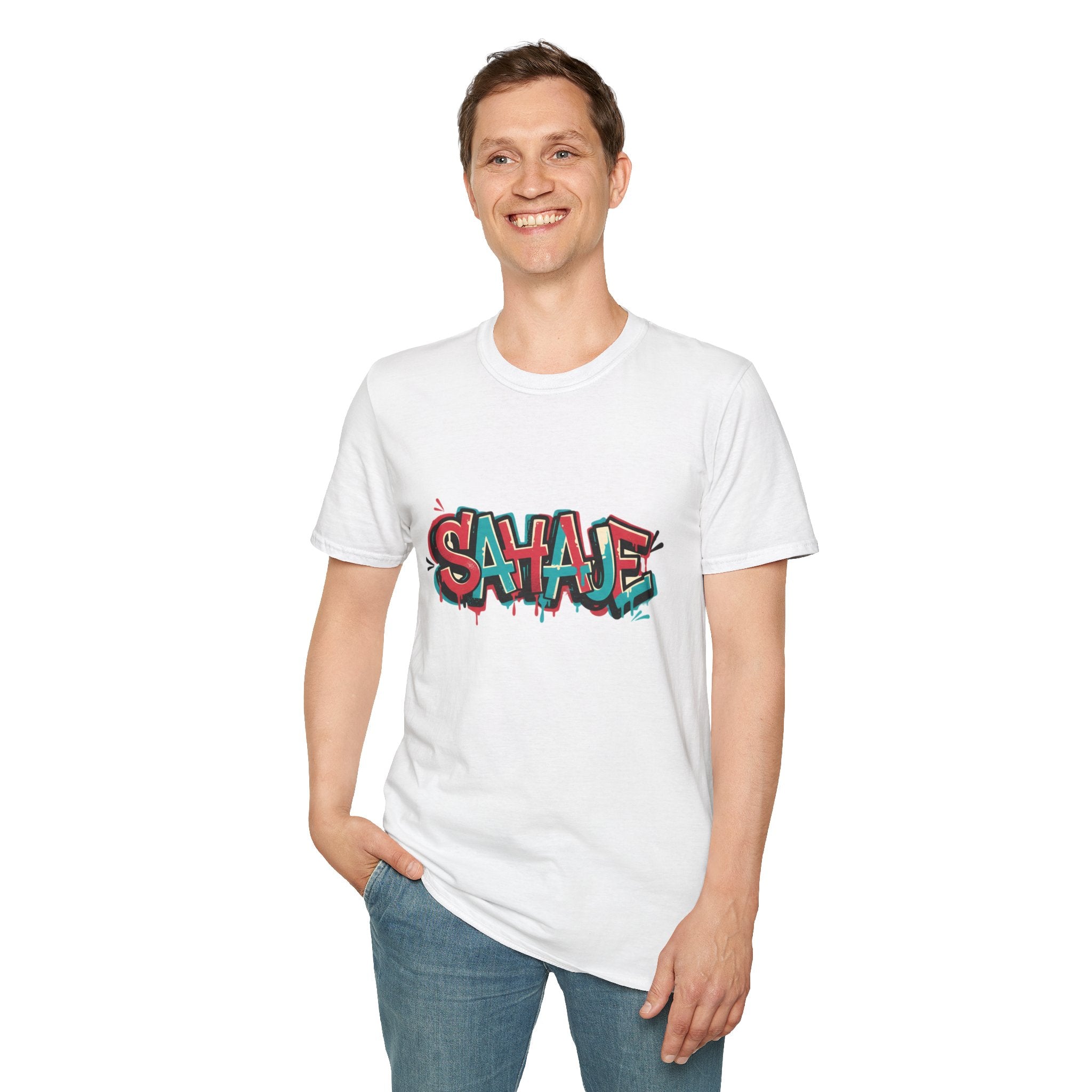 Graffiti 'SAVAGE' Tee — Urban Streetwear Graphic T-Shirt