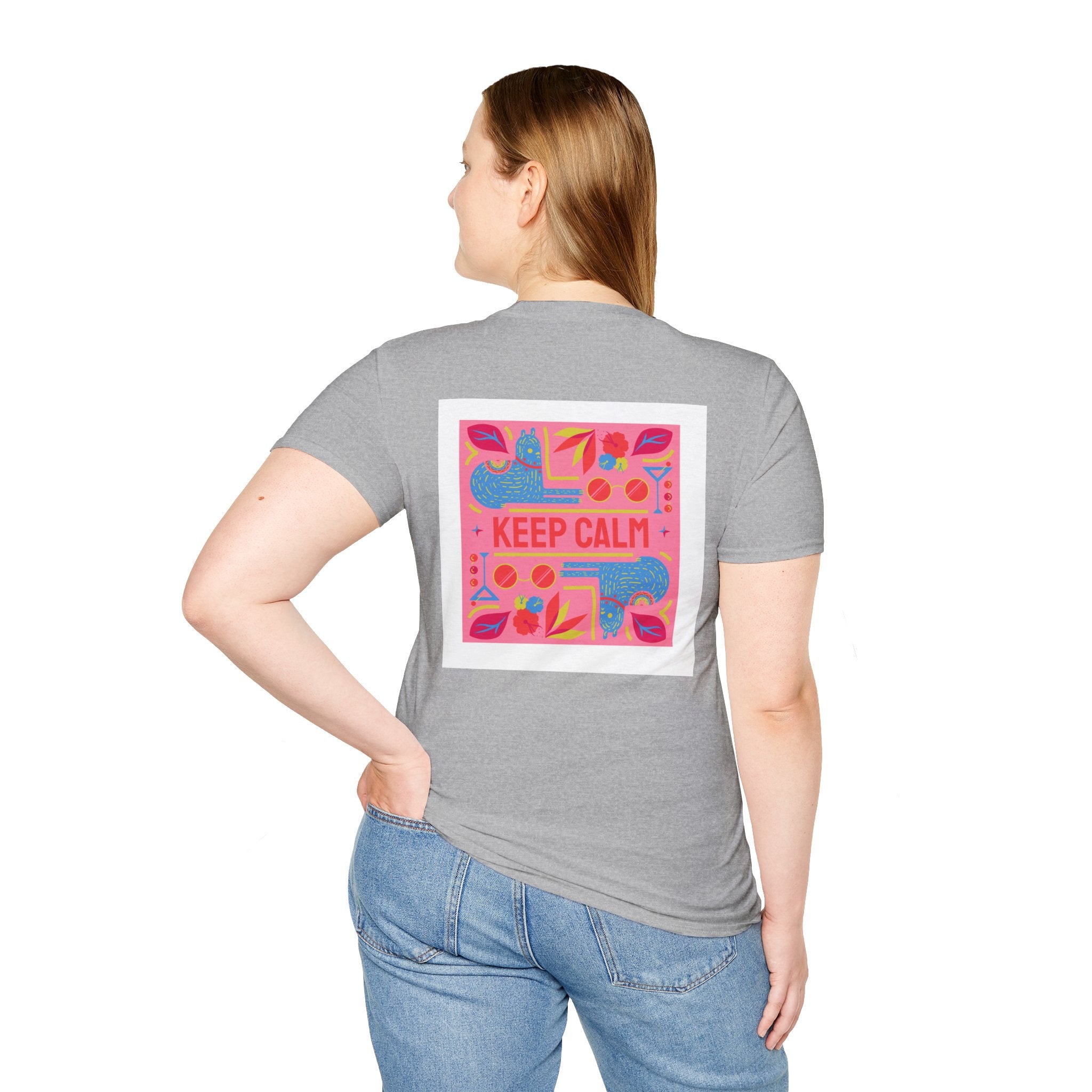 Keep Calm Floral Graphic T-Shirt