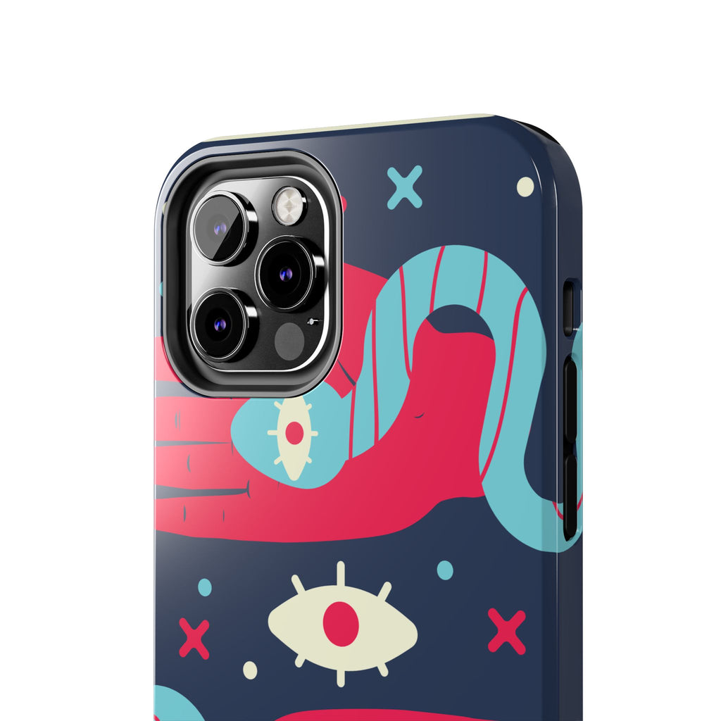 Vibrant Tough Phone Cases with Unique Eye Design, Durable Phone Cover, Trendy Accessories, Gift for Art Lovers, Unique Phone Protector
