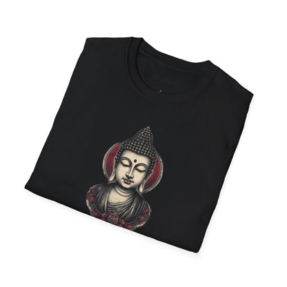 Buddha Portrait Tee — Zen Meditation Graphic T-Shirt