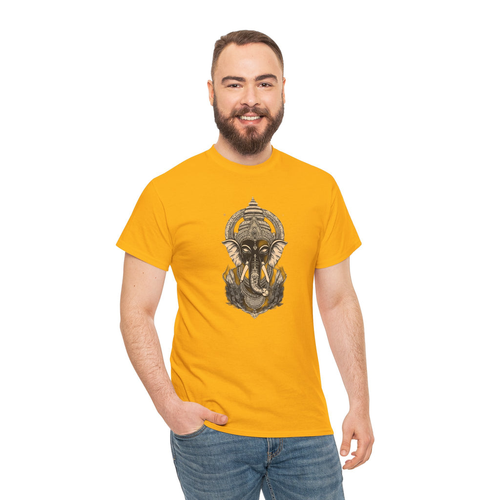 Elephant Mandala T‑Shirt — Spiritual Ganesha-Inspired Graphic Tee