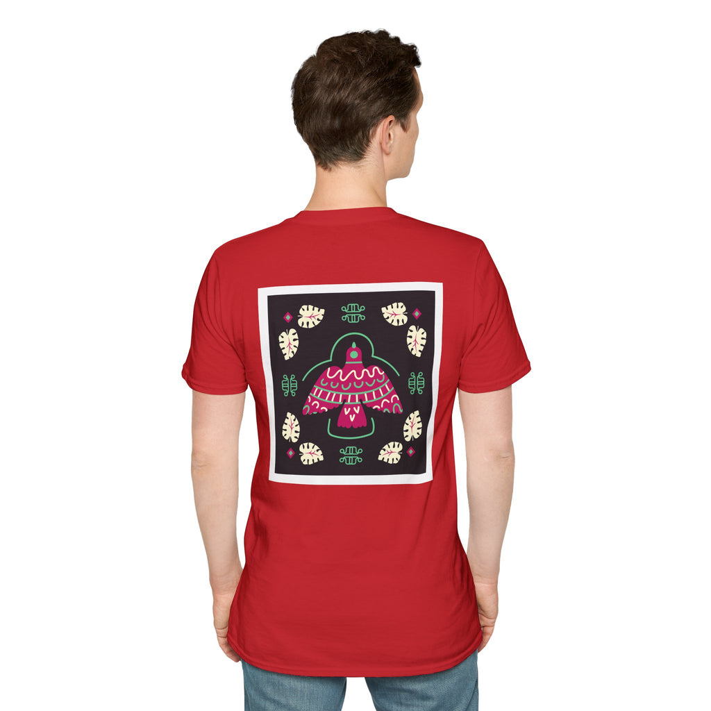Mushroom Garden Graphic T-Shirt — Whimsical Pink Mushroom Design