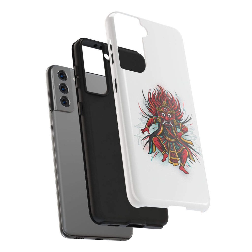 Bhairava Tough Phone Case — Bold Hindu Deity Protective Cover