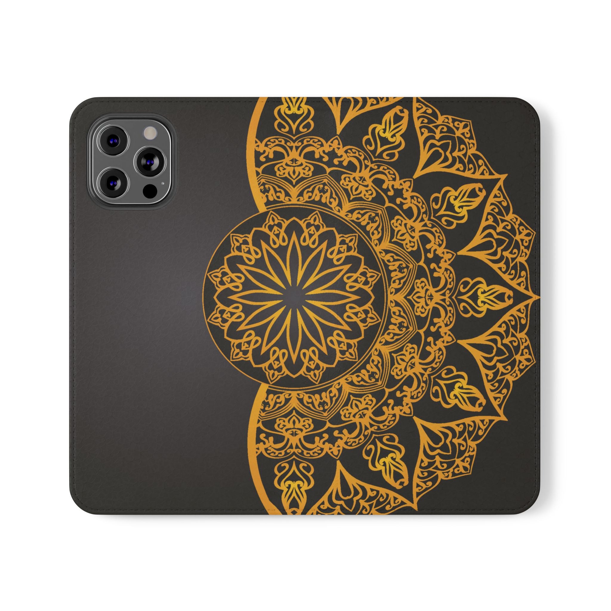 Elegant Mandala Flip Cases for Phones, Stylish Phone Wallet, Personalized Smartphone Cover, Perfect Gift for Occasions