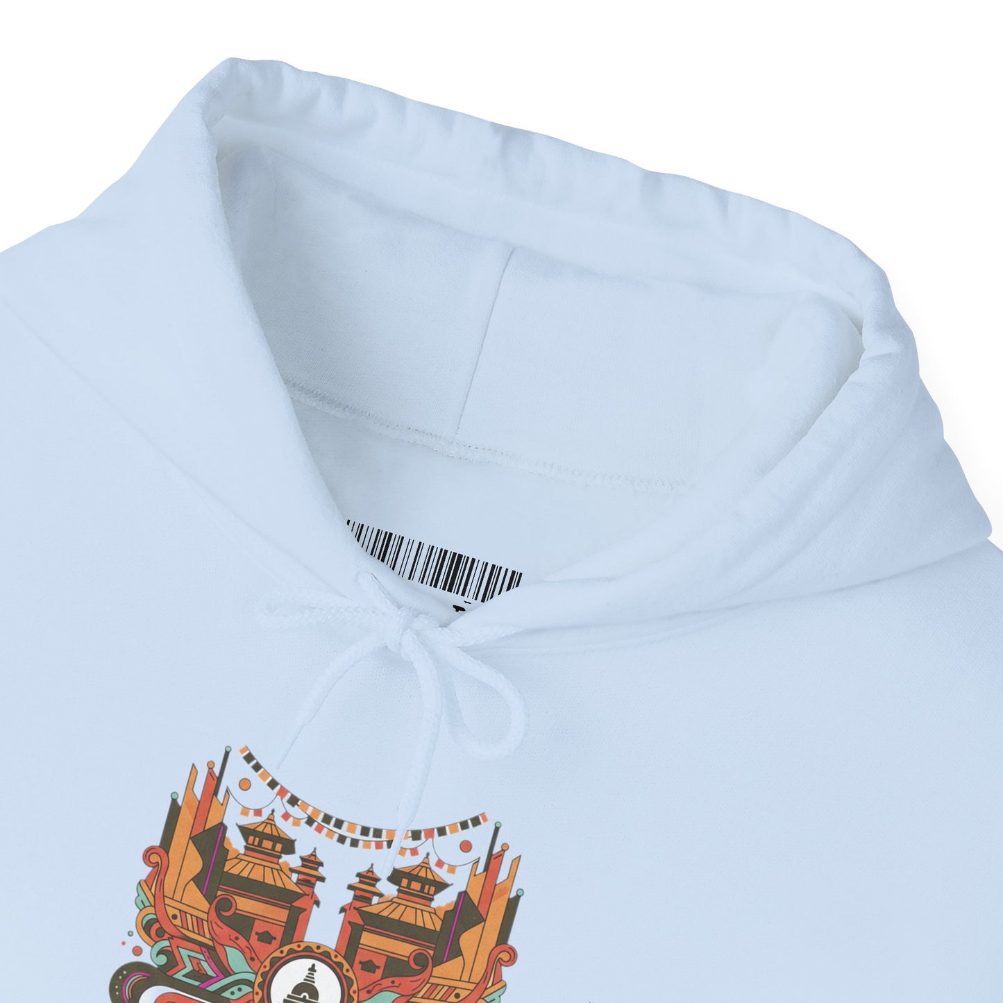 Spiritual Mandala Buddha Hoodie — Colorful Meditation Graphic Sweatshirt