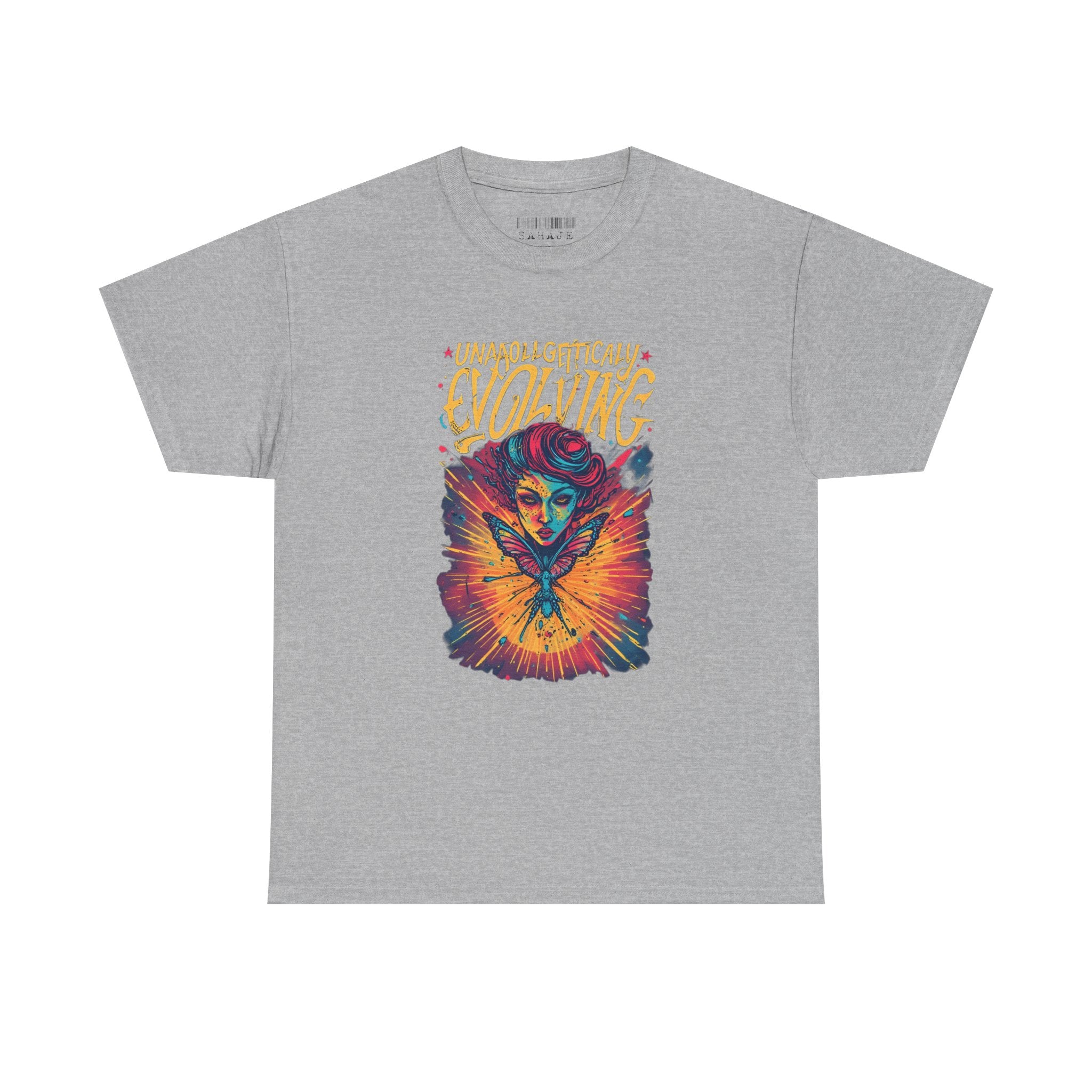 Evolving Alien Graphic Tee — "Unnaturally Evolving" Sci‑Fi Art T-Shirt