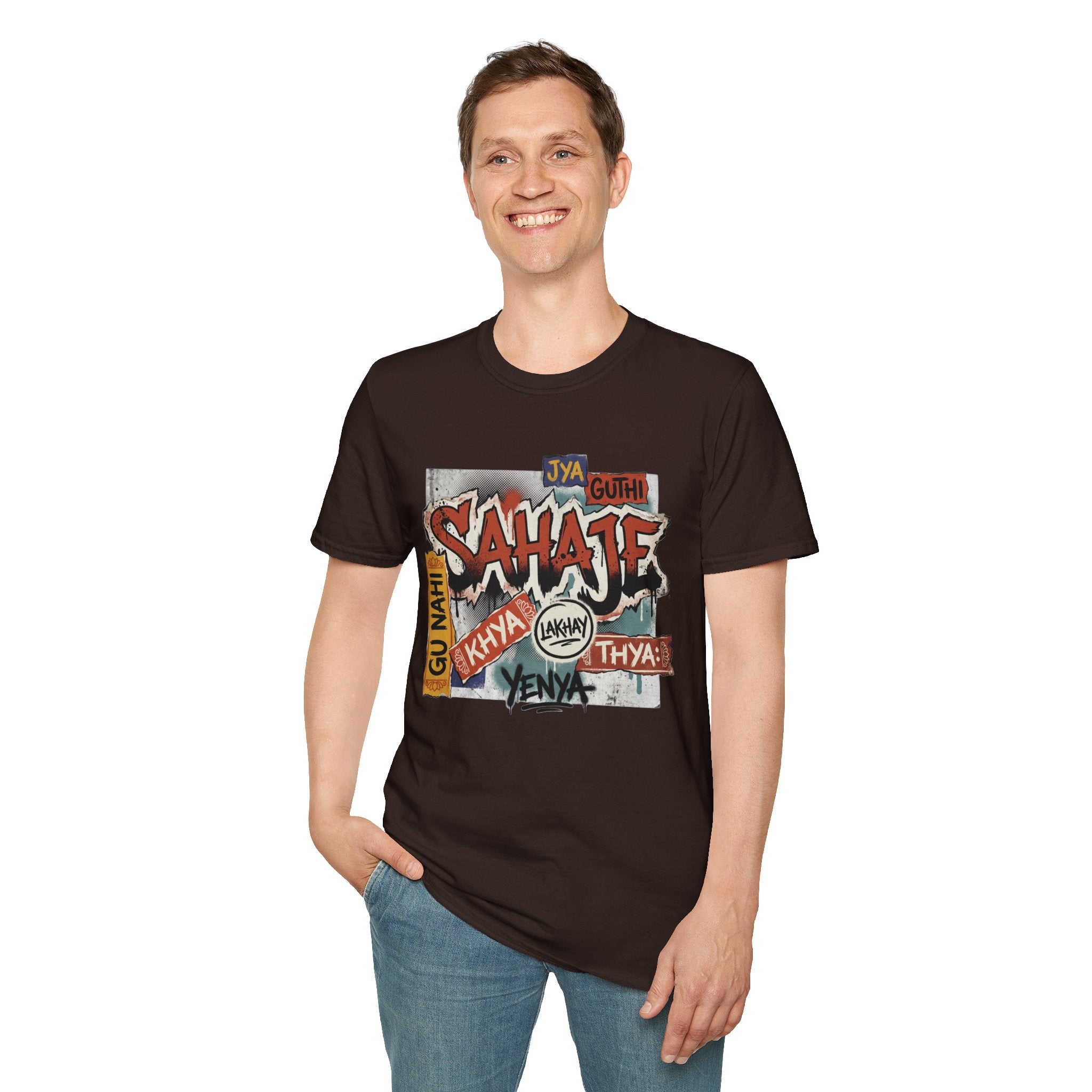 T-Shirt , Sahaje brand's Streetwear , local craftmanship - Perfect gift for Men and Women
