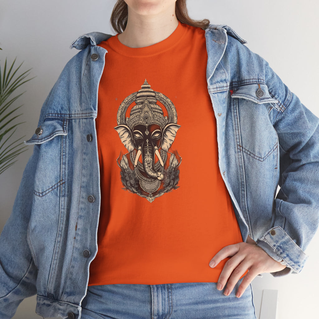 Elephant Mandala T‑Shirt — Spiritual Ganesha-Inspired Graphic Tee
