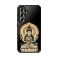 Bodhisattva Lotus Tough Phone Case — Protective Buddhist Meditation Phone Cover
