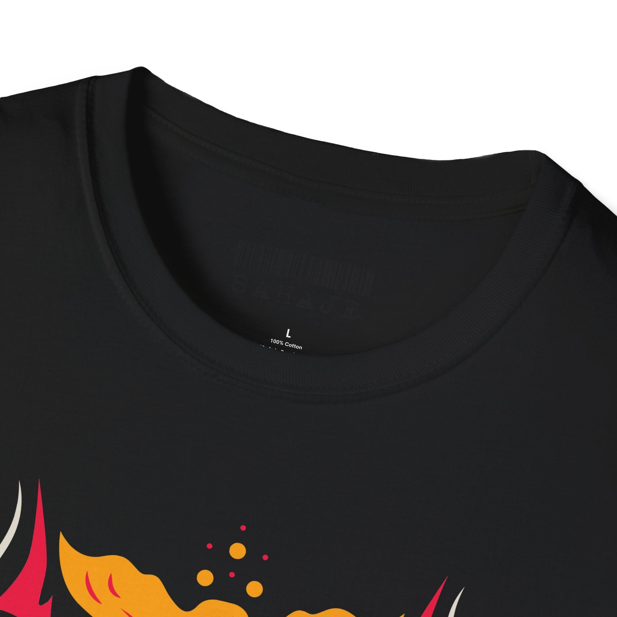 Sahaje Floral Snake Graphic T‑Shirt — Colorful Botanical Serpent Tee
