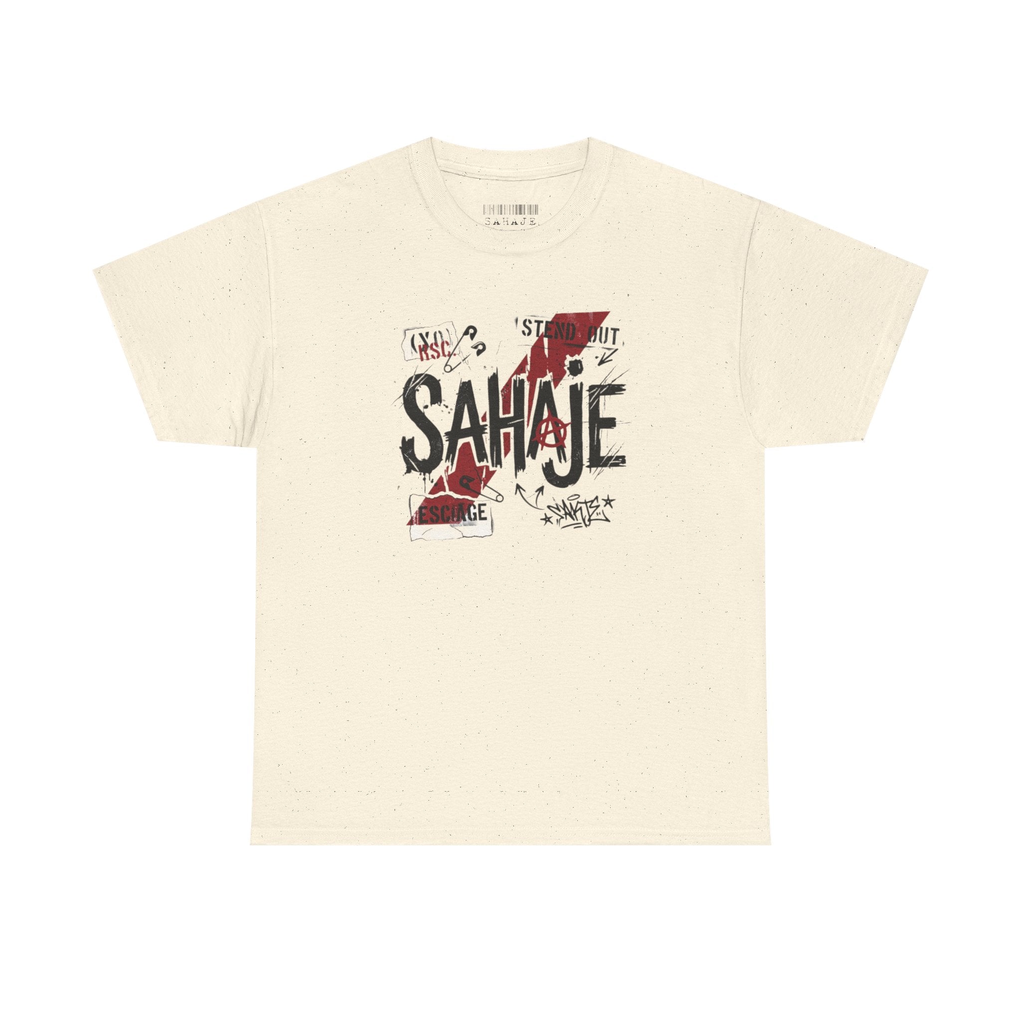 Sahaje Graphic Tee — Street Art Urban Casual T-Shirt