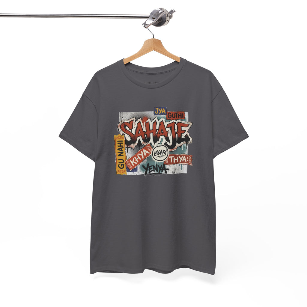 Shahje Graffiti Logo Tee - Urban Retro Streetwear T-Shirt