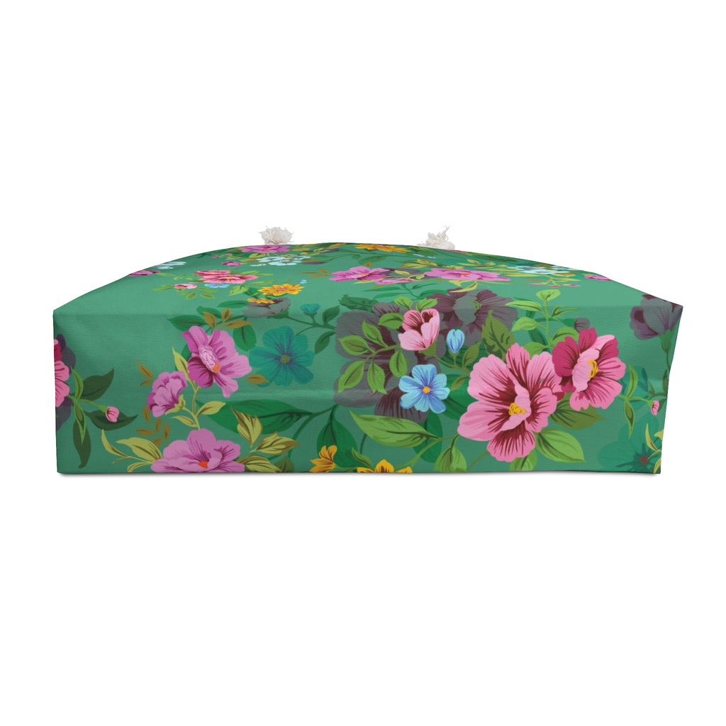 Floral Weekender Bag for Getaways, Beach Tote, Travel Bag, Overnight Bag, Vacation Essentials, Floral Print Handbag
