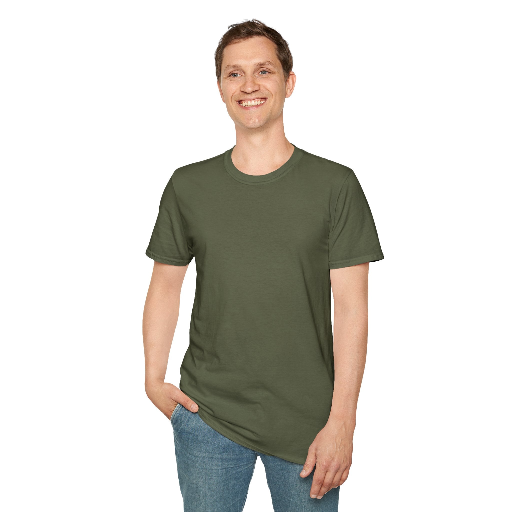 Abstract Geometric Graphic T-Shirt — 'Sahahe' Modern Art Back Print