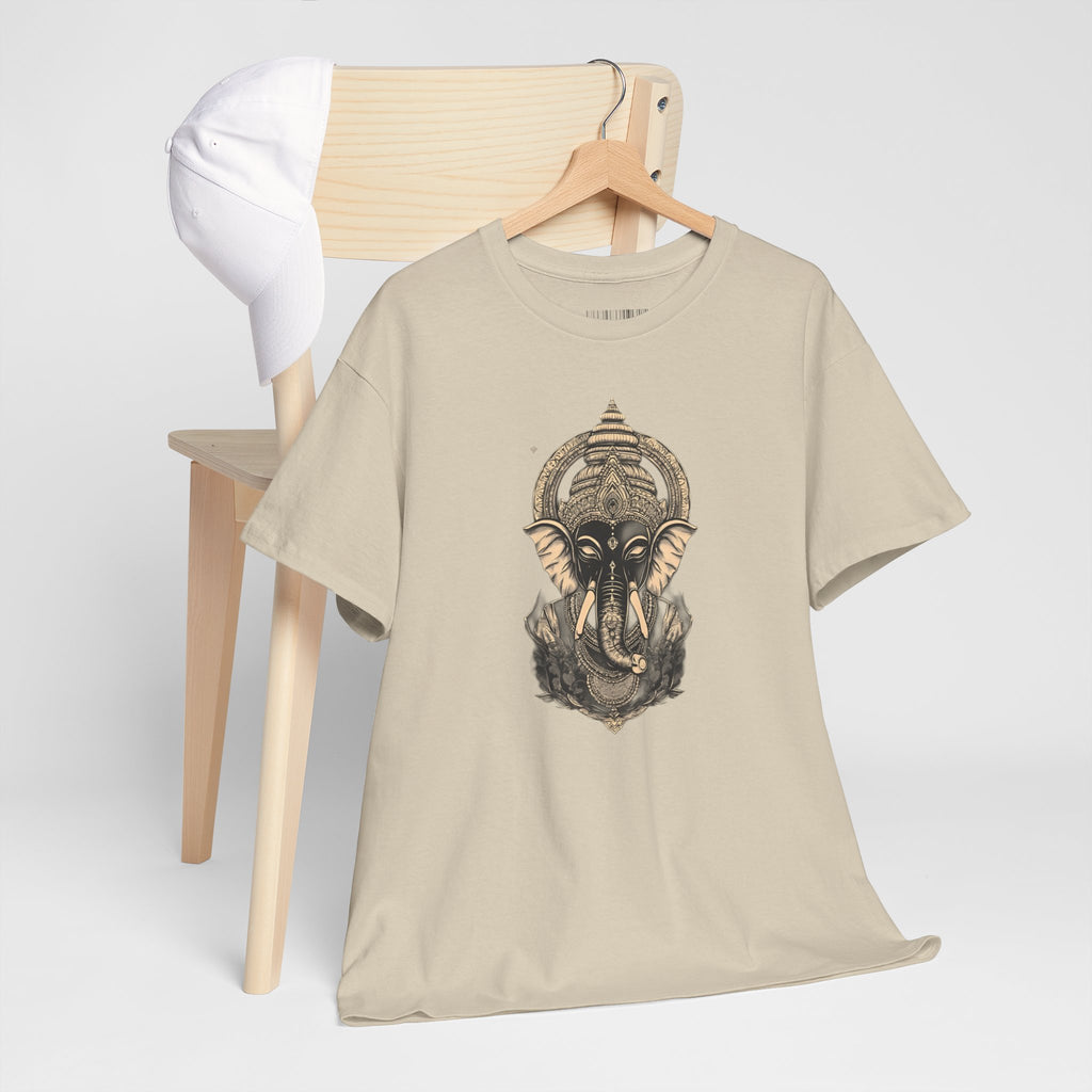 Elephant Mandala T‑Shirt — Spiritual Ganesha-Inspired Graphic Tee