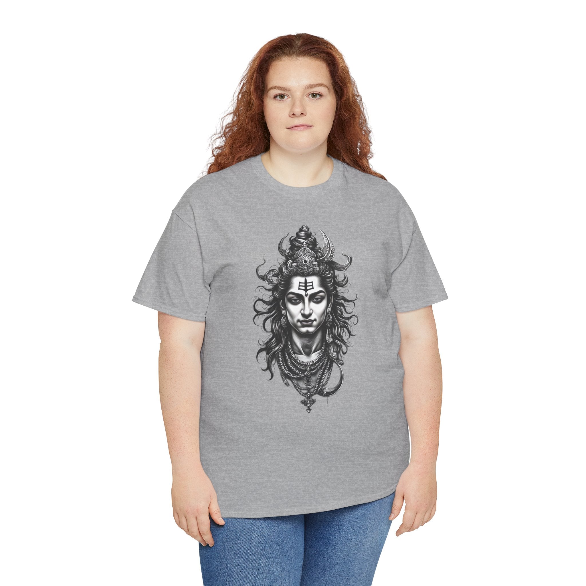 Shiva Portrait Tee — Hindu God Shiva Graphic T-Shirt