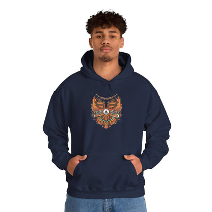 Spiritual Mandala Buddha Hoodie — Colorful Meditation Graphic Sweatshirt