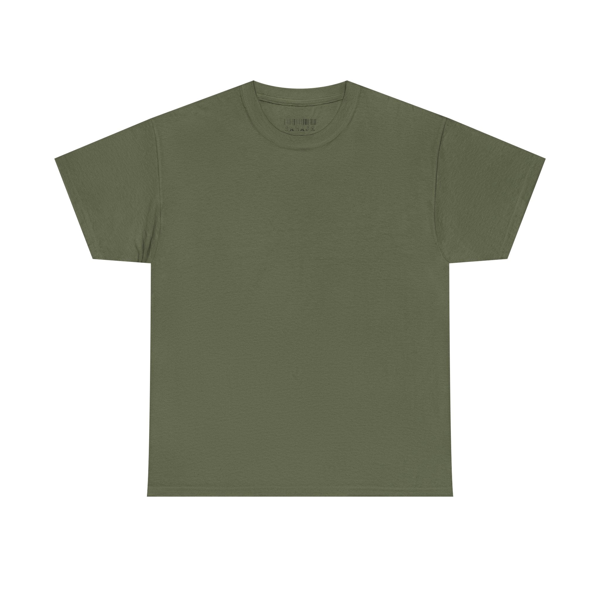 Graphic Tee — 'Savage' Typography with Snake Accent