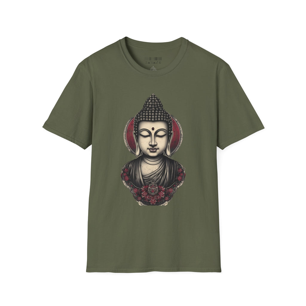 Buddha Portrait T-Shirt — Zen Meditation Graphic Tee