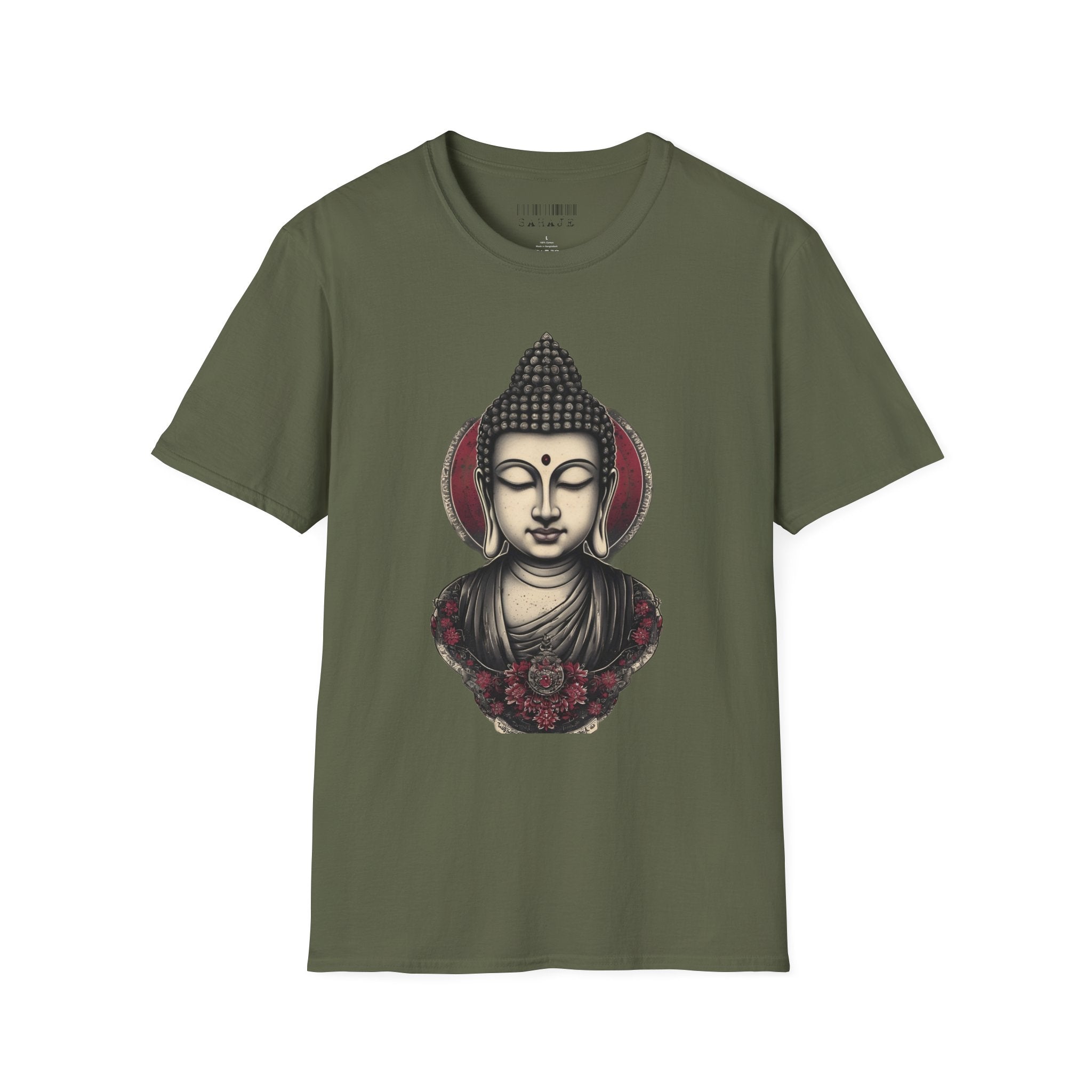 Buddha Portrait T-Shirt — Zen Meditation Graphic Tee