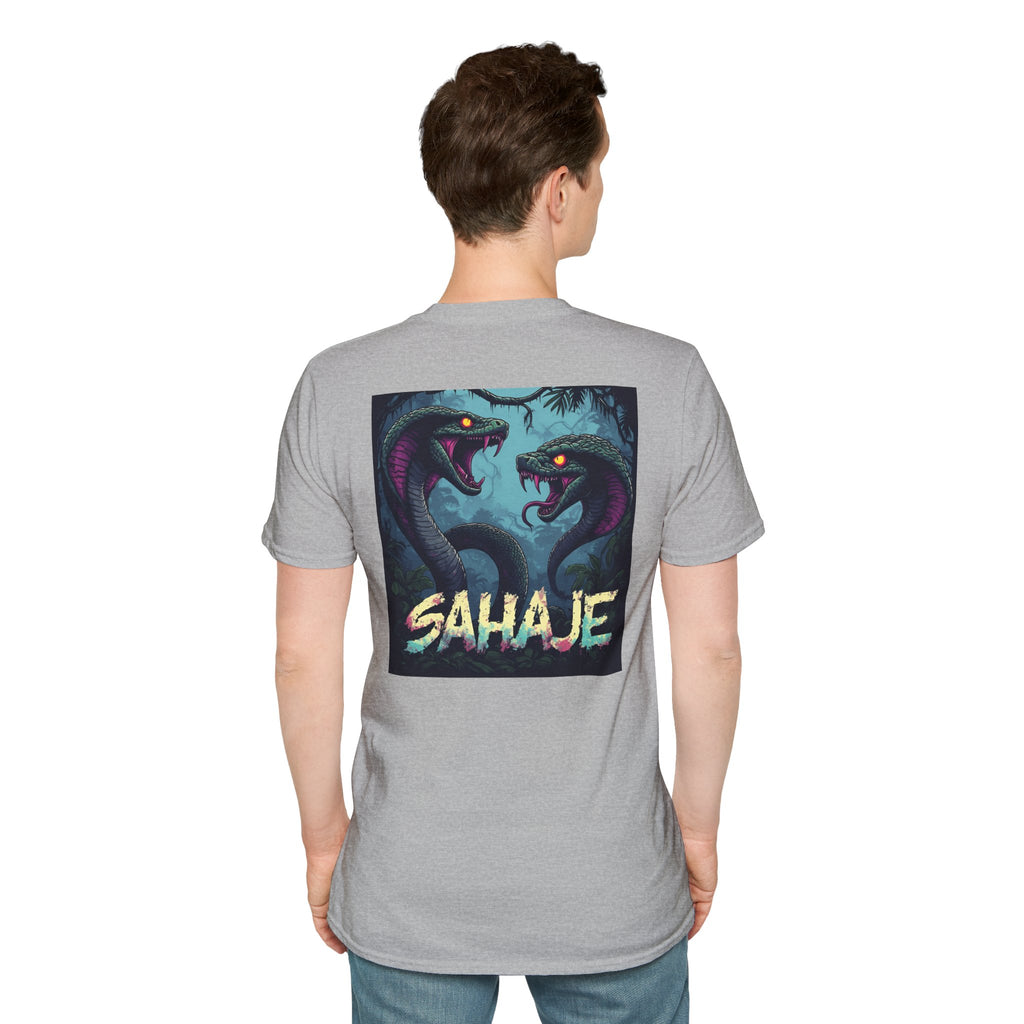 Two Cobra Snake T-Shirt – Fierce Serpent Power Graphic Tee, Edgy Streetwear Snake Shirt