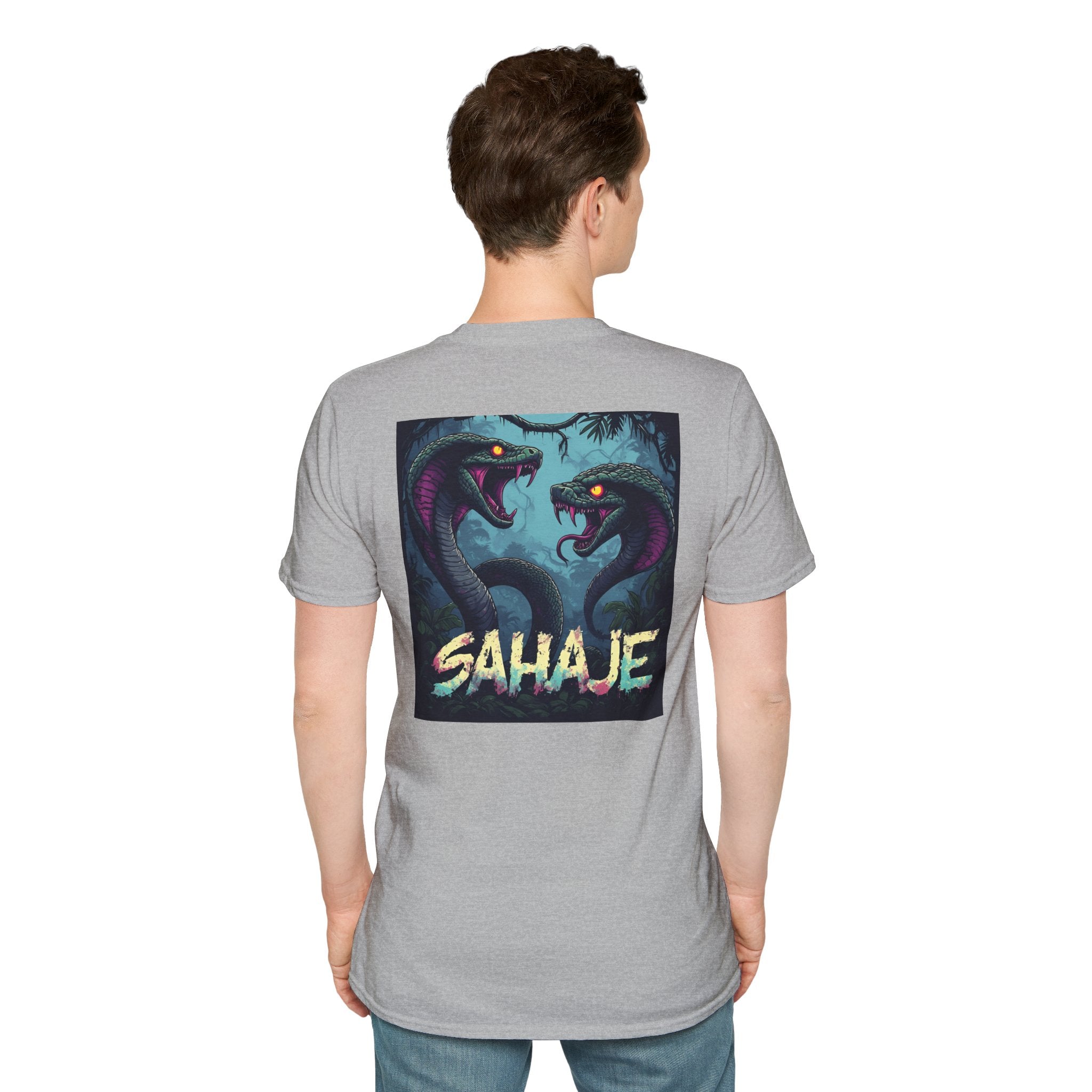 Two Cobra Snake T-Shirt – Fierce Serpent Power Graphic Tee, Edgy Streetwear Snake Shirt
