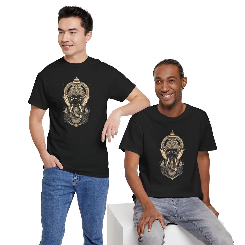 Elephant Mandala T‑Shirt — Spiritual Ganesha-Inspired Graphic Tee