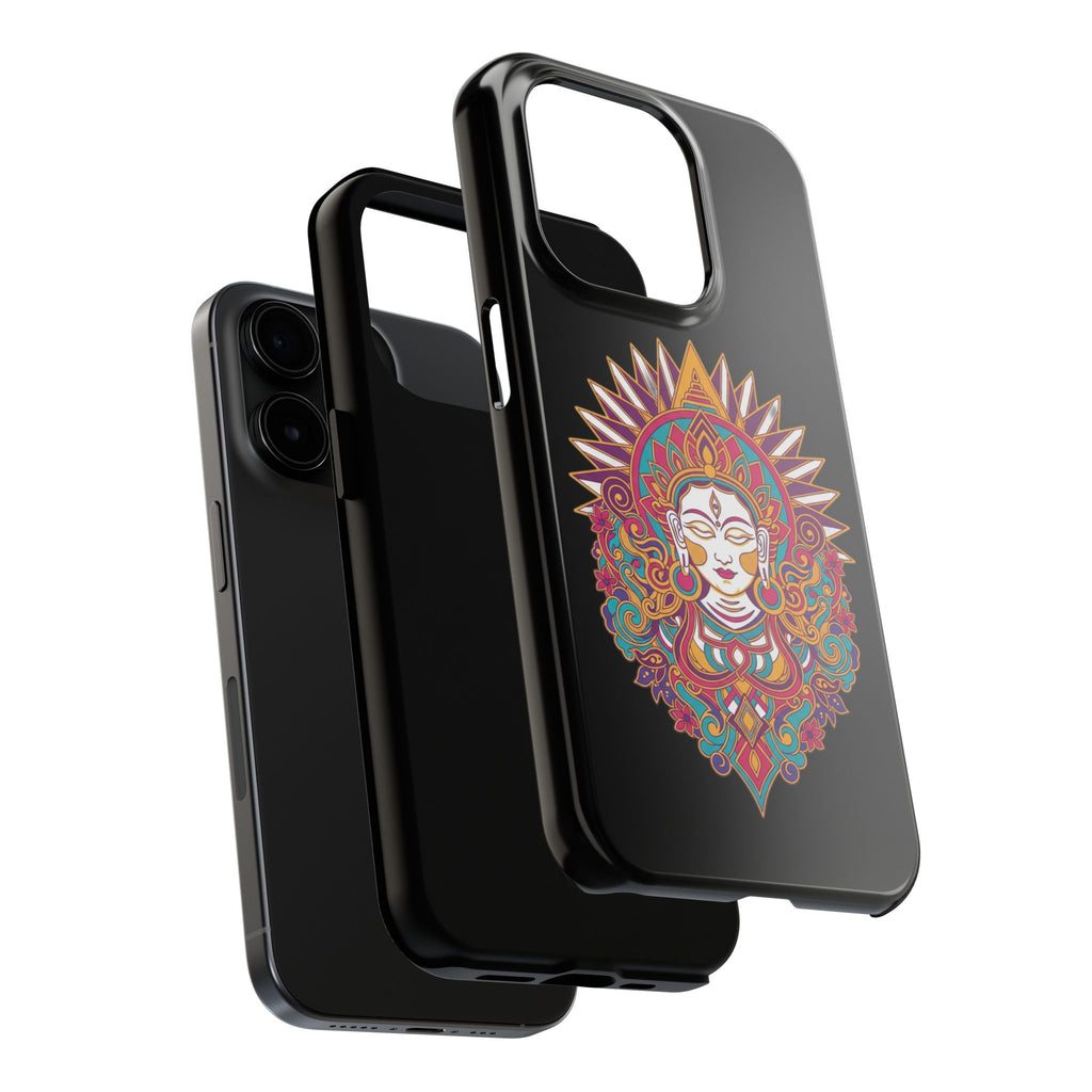 Buddha Mandala Tough Phone Case — Protective Spiritual iPhone Cover