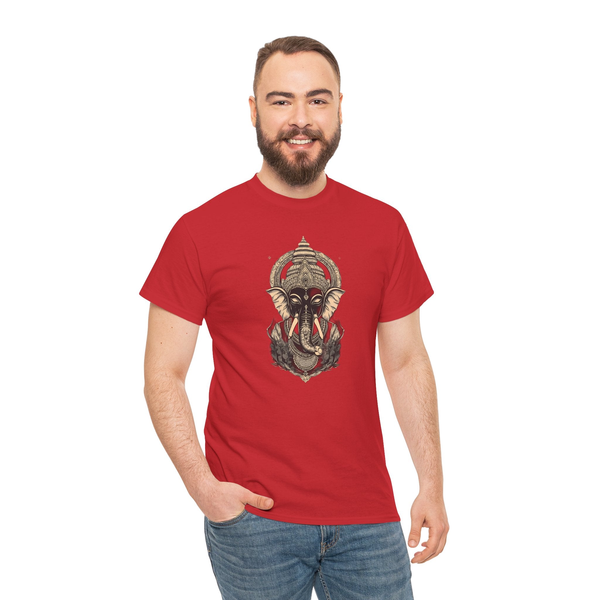 Elephant Mandala T‑Shirt — Spiritual Ganesha-Inspired Graphic Tee