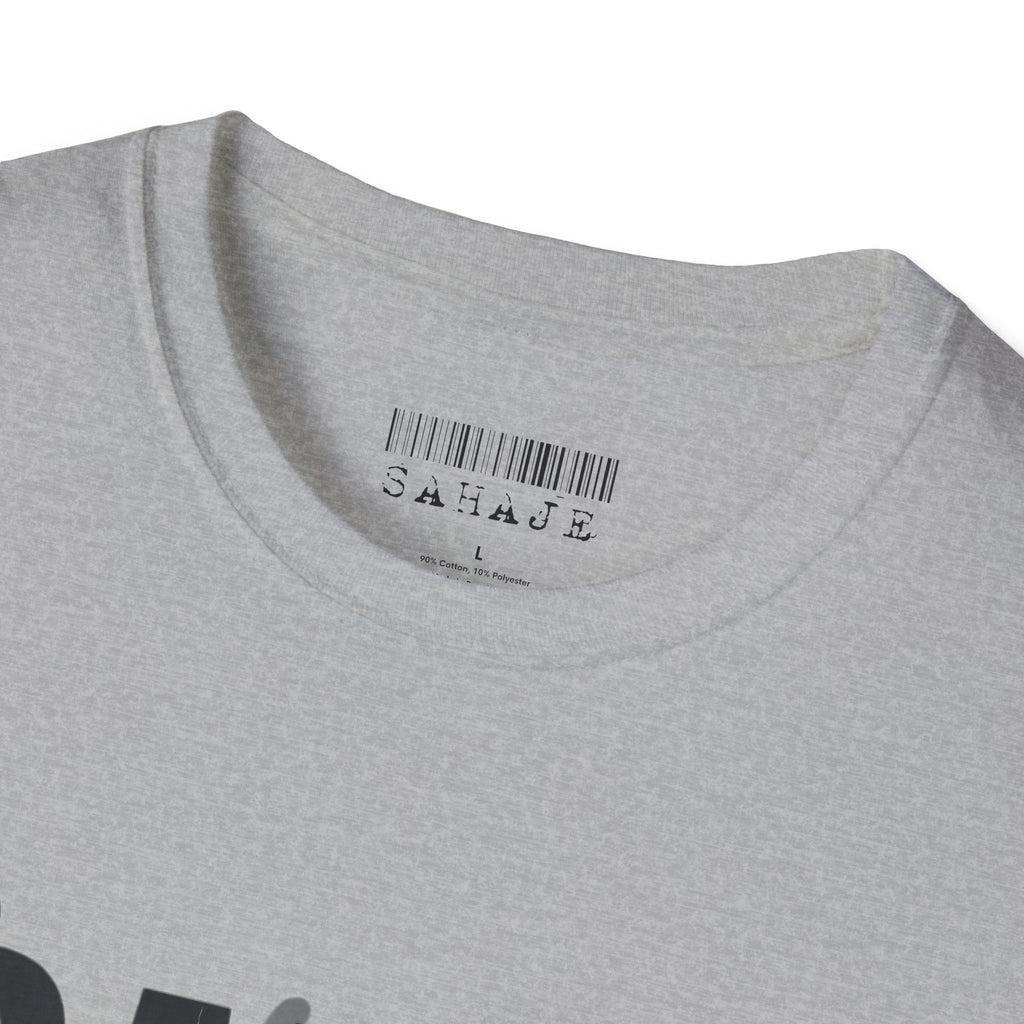 Saurus Graphic T-Shirt — Retro Block Lettering with Snake Illustration