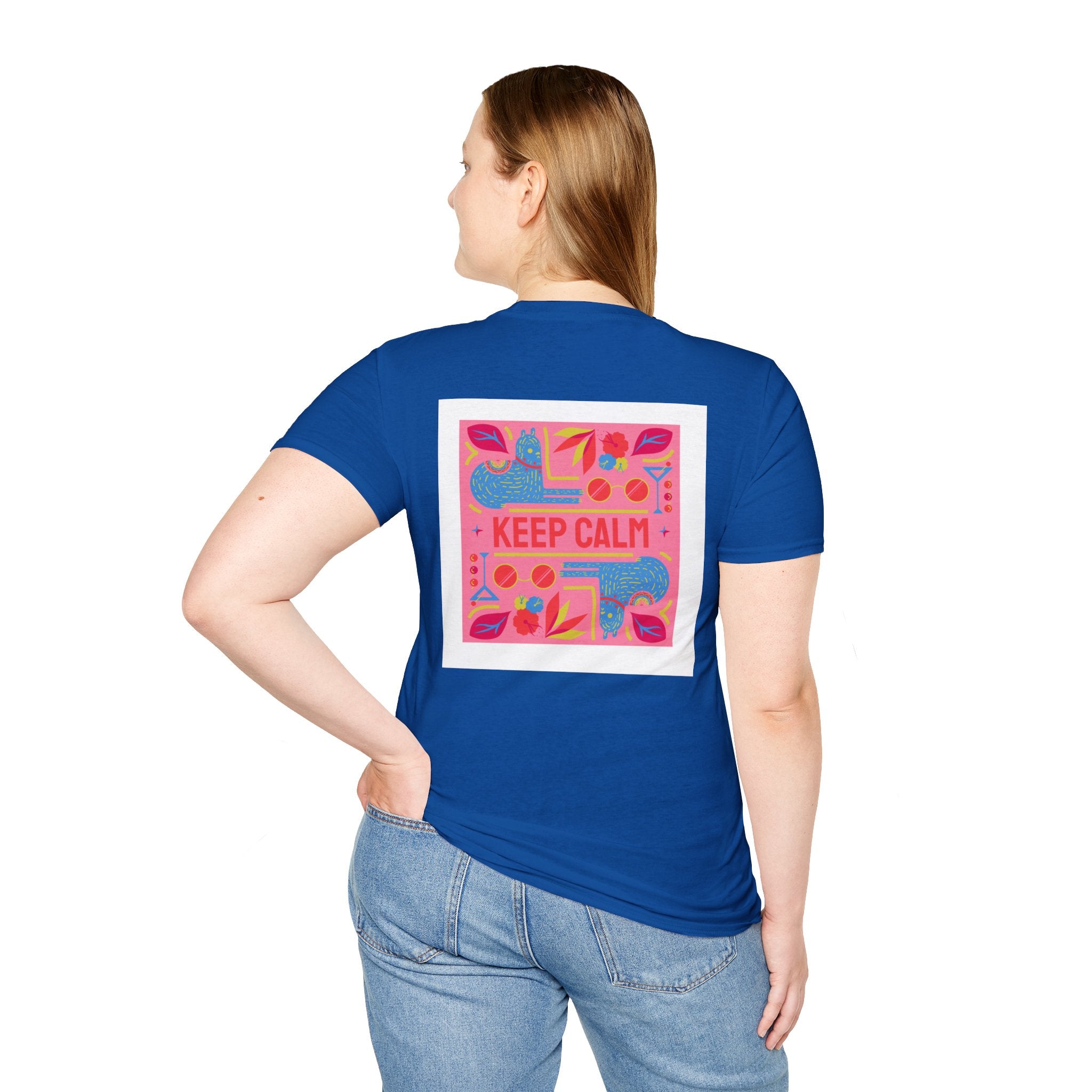 Keep Calm Floral Graphic T-Shirt