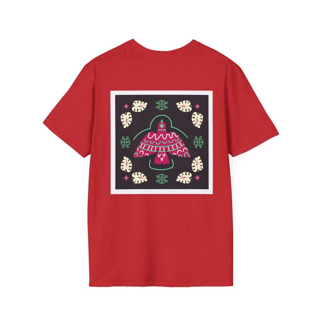 Mushroom Garden Graphic T-Shirt — Whimsical Pink Mushroom Design