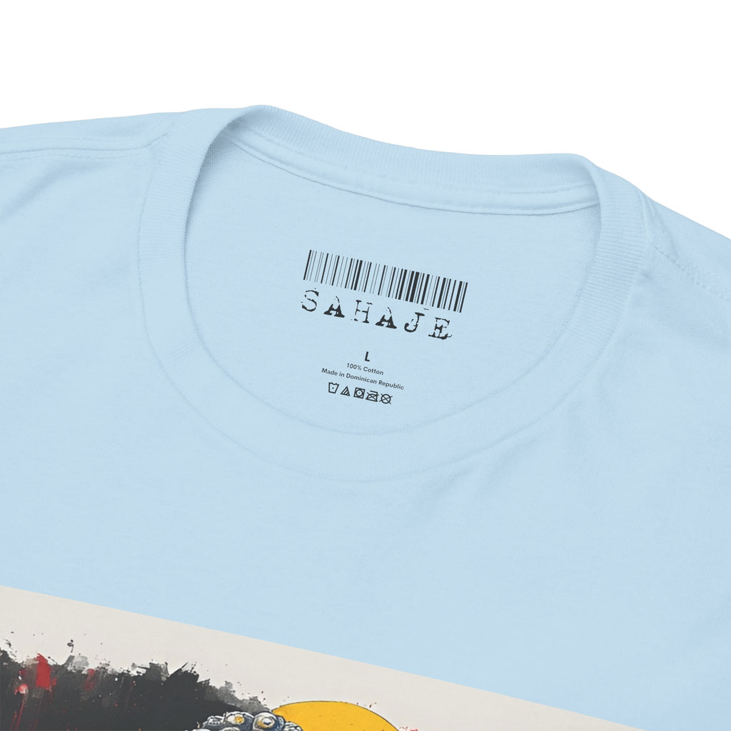 Buddha Peace Tee — Colorful Buddha & Doves Graphic T-Shirt