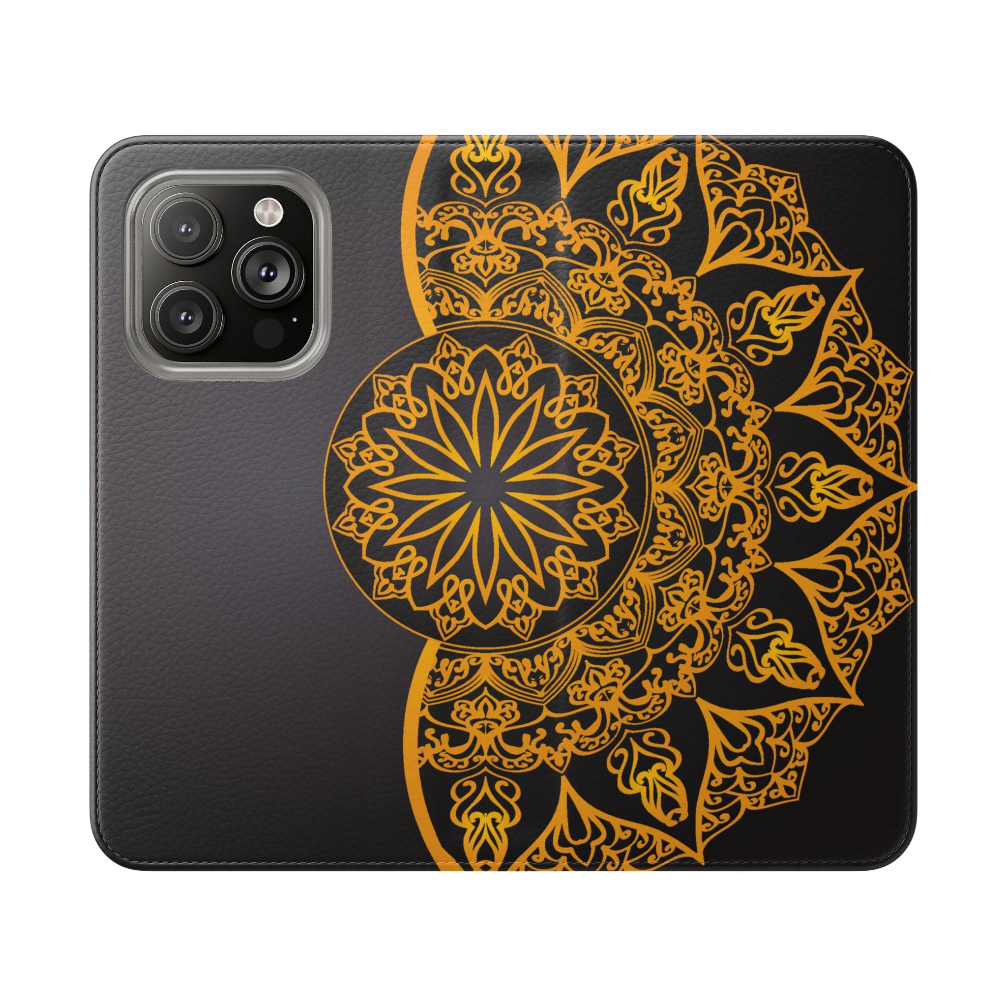 Elegant Mandala Flip Cases for Phones, Stylish Phone Wallet, Personalized Smartphone Cover, Perfect Gift for Occasions