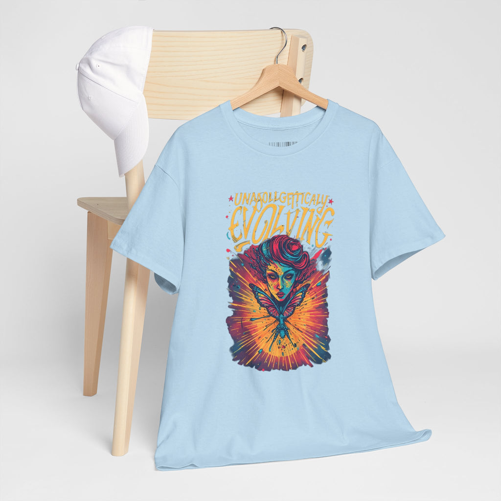 Evolving Alien Graphic Tee — "Unnaturally Evolving" Sci‑Fi Art T-Shirt