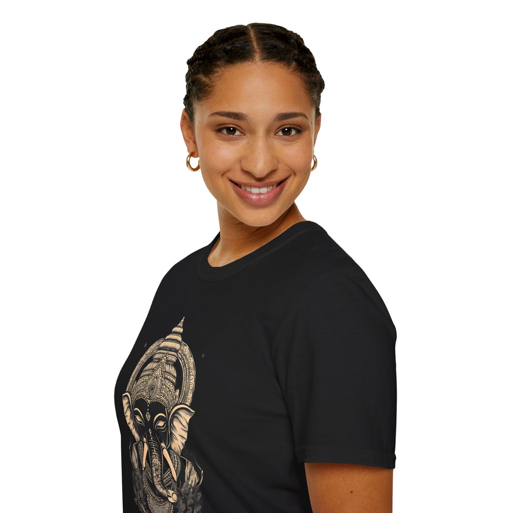 Ganesha Elephant Graphic T-Shirt