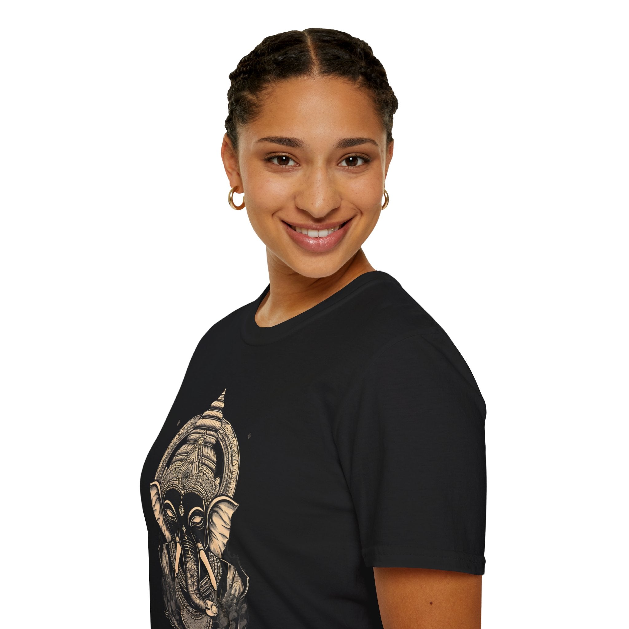 Ganesha Elephant Graphic T-Shirt