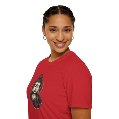 Buddha Portrait Tee — Zen Meditation Graphic T-Shirt